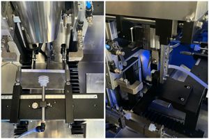 Máquina automática de sellado y llenado de bolsas con cremallera de 4 <span class=keywords><strong>Estaciones</strong></span>, máquina de embalaje de maní frito y castaño - Product Image 4