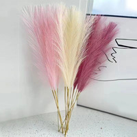Fleur artificielle en soie faite à la main, type roseau, 55 cm, pour décoration intérieure, accessoires de photographie, présentation sur table, vente en gros
