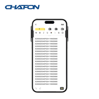 Lecteur RFID UHF portable CHAFON 0-50 cm pour Android, vitesse de lecture >30 étiquettes/secondes, matériau ABS, fréquence 860-960 MHz, ISO 18000-6C