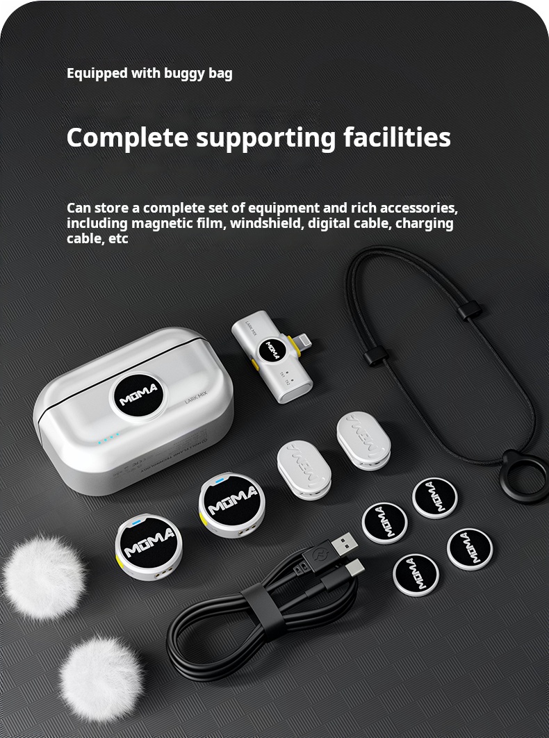 MOMA Lark Mixbutton Wireless Lavalier Microphone - Live Recording