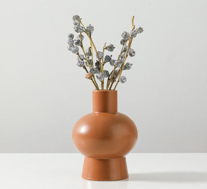Jarrón Decorativo de Cerámica Estilo Nórdico Morandi para Mesa, Decoración del Hogar, Adorno de Flores Secas, Estilo Ins, para Sala de Estar - Product Image 4