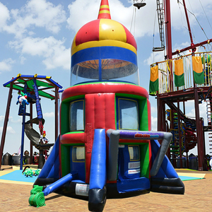 Trong không khí phiêu lưu Inflatable tên lửa trẻ em 'trò chơi thể thao Inflatable lâu đài - Product Image 1