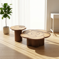 Table basse en bois de style japonais pour salon, appartement loft, meuble d'intérieur, table à thé en bois pour la maison