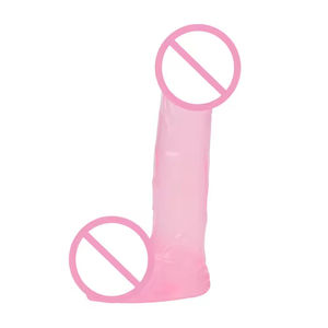 Mini Dildo de Acero Realista con Ventosa, Pene de Cristal Multicolor, Juguete Sexual Femenino, Suministro Directo de Fábrica, Producto Íntimo - Product Image 2