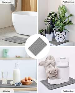 Ultra Absorbent Diatomaceous Earth Bath <b>Mat</b> - Quick-Dry Easy to Clean Perfect for Shower Tub & <b>Sink</b> Area - Product Image 6