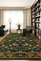 Grand tapis d'intérieur rétro de style persan imprimé en 3D lavable pour salon, chambre à coucher, tapis de sol de chevet