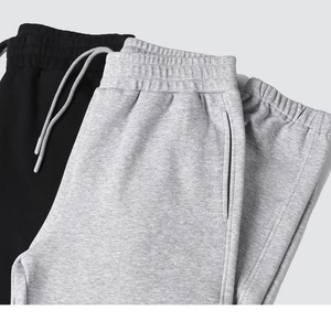 Wholesale New Arrival 330gsm Heavyweight Fleece Casual Loose <b>Cuffed</b> High Waist Breathable Eco-Friendly Outdoor Joggers <b>Men</b> - Product Image 2