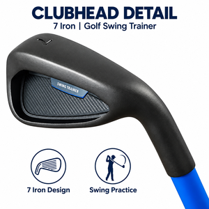 Entrenador de Swing de Golf de 7 Hierros para Hombres, Palo de Entrenamiento con Eje Flexible para Práctica de Lag, Tempo, Tiempo y Golpeo de Pelota - Product Image 5