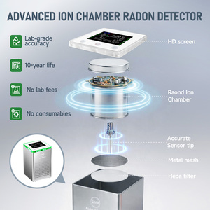 Professional Radon Monitor Pulsed Ionization Chamber 1 Hour Accurate 10 Min First Result WiFi App Control for Home Radon Test - Product Image 6