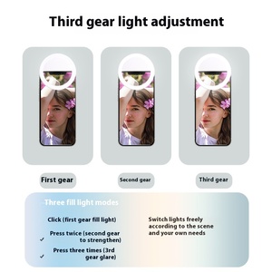 Nhà Máy Tùy Biến Ảnh Tự Sướng Vẻ Đẹp Phát Sóng Trực Tiếp Chụp Ảnh Phong Cảnh Cơ Thể ABS LED USB Phí Điền Ánh Sáng Cho Điện Thoại Di Động - Product Image 3