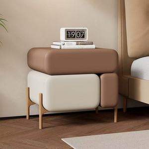 Pouf modulaire multifonctionnel - Repose-pieds de rangement moderne pour salons et chambres à coucher - Product Image 2