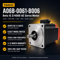 Moteur servo AC FANUC A06B-0061-B006 Beta IS 2/4000 d'origine, 0,5 kW, 4000 tr/min, capuchon rouge, moteur servo pour machine CNC, fabriqué au Japon