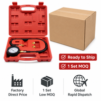 Kit de testeur de pression d'huile moteur professionnel TU-12, jauge de pression d'huile automobile 0-100 PSI, outil de diagnostic avec tuyau de 30 pouces