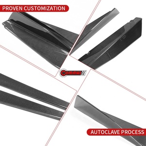 สำหรับเชฟโรเลต คอร์เวทท์ C8 อัพเกรดเป็นสเกิร์ตข้างคาร์บอนไฟเบอร์แบบแห้ง รุ่น 5V ขายส่งสเกิร์ตข้าง - Product Image 2