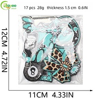 Parches bordados con purpurina negra, diseños de calavera gótica, estilo motero, con tachuelas y gemas, termoadhesivos para chaquetas, chalecos y disfraces, al por mayor