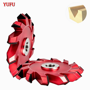 Fresa en V de 12 dientes de carburo de tungsteno de grado industrial YUF 90, disponible para OEM, HRC 65, para tallado de madera, ranurado y reparación de precisión - Product Image 1