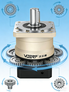 VOERF 플래너터리 직각 베벨 기어박스 태양광 추적기 모터 리니어 액티베이터 BLDCM 하모닉 (2HP 플랜지 장착, 1:30 기어비) - Product Image 2