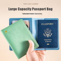Étui à passeport en cuir promotionnel sac d'identité Logo personnalisable porte-passeport porte-carte étui en cuir de stockage