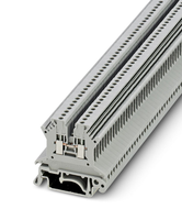 Bloc de bornes sur rail DIN WS 600V 15A, contact en laiton, isolation PA66, connexion par vis XLCF FR 1.5N pour armoire de commande