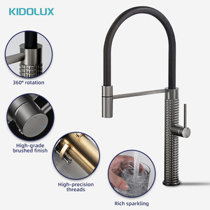 Кухонный смеситель с гибким силиконовым шлангом - Product Image 3