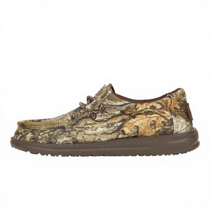 Men's Camouflage Loafers Slip on <b>Driving</b> <b>Shoes</b> Breathable Lightweight Round Toe Casual Outdoor Flats - Product Image 3