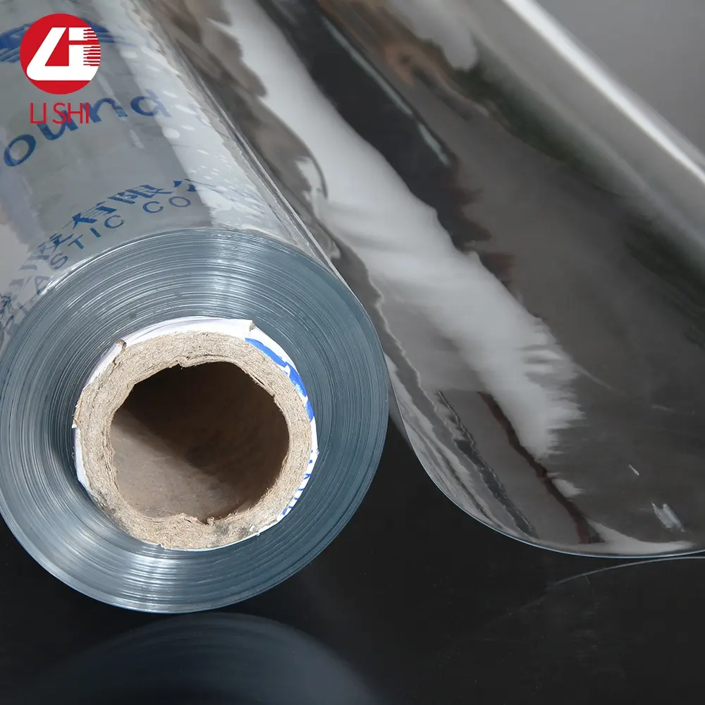 Umwelt freundlich Klare, weiche, flexible, transparente PVC-Folien rolle für Beutel abdeckung