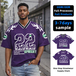 T-shirts décontractés pour hommes de premier rang, style hip-hop, en tricot spandex/polyester 200g, impression numérique, séchage rapide, service OEM, patchwork personnalisé - Product Image 1