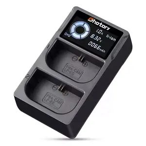 מפעל ישיר LP-E6 סוללה מטען LCD USB הכפול מטען מהיר עבור Canon נטענת מצלמה סוללה מטען