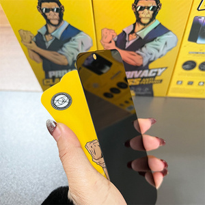 Gorilla Antiestático Esd Protector DE PANTALLA DE PRIVACIDAD Anti-espía Vidrio templado Protectores de pantalla ultrafinos Película para iPhone 16 15 <span class=keywords><strong>14</strong></span> - Product Image 4