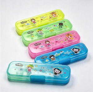 Wholesale OEM Customizable Big Capacity Cute Colored Pencil Case Box <b>Bag</b> for Kids - Product Image 4