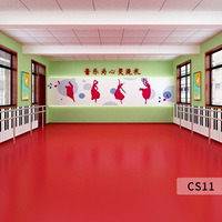 Meistverkaufter Kommerzieller PVC-Innen-Vinylrollenboden für Moderne Schulen Einfache Installation Selbstklebend Rutschfeste Parkett-Oberfläche