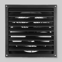 Ventilateur axial à lamelles carrées YWF4E/4D 250 pour l'extraction et la circulation d'air dans les toilettes