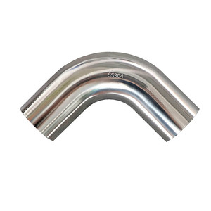 1.88 "<span class=keywords><strong>coude</strong></span> de tuyau d'échappement en acier inoxydable à 90 degrés pour <span class=keywords><strong>tube</strong></span> d'échappement de voiture modifié - Product Image 5