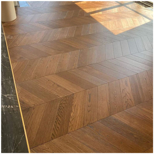 Parquet Apolloxy Chevron Grade AB 18 <span class=keywords><strong>mm</strong></span> <span class=keywords><strong>Plancher</strong></span> Chevron en bois <span class=keywords><strong>flottant</strong></span> en bois de chêne blanc européen - Product Image 3