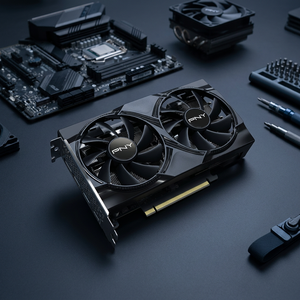 การ์ดจอ PNY RTX 5060 8GB GDDR7 พัดลมคู่ สำหรับเดสก์ท็อป PCIe 5.0 X8 2-Slot ใหม่ 3840 CUDA Cores 150W TDP - Product Image 3