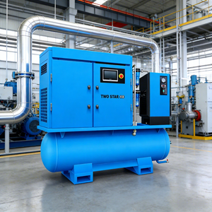 ベストセラー 10馬力 20馬力 30馬力 50馬力 産業用ロータリースクリューエアコンプレッサー 7.5KW 11KW 15KW 22KW 37KW スクリューエアコンプレッサー - Product Image 1