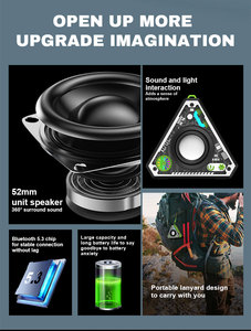 <span class=keywords><strong>2025</strong></span> <span class=keywords><strong>Mini</strong></span> Xách Tay TWS Không Dây Loa Bt Trường Hợp Trong Suốt Với Đầy Màu Sắc LED Và Âm Nhạc Stereo Âm Thanh Loa Siêu Trầm Ý Tưởng Quà Tặng - Product Image 5