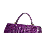 Sac à main de créateur en cuir véritable imprimé crocodile, petit sac fourre-tout à poignée supérieure, sac à bandoulière pour femme