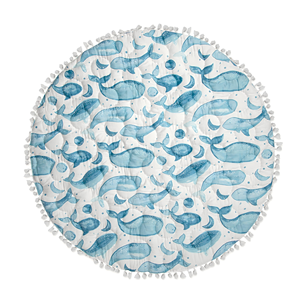 Comfortable and Durable Cubs Round <b>Kids</b> Play <b>Mat</b> Small 40 Inches Soft Quilted Baby <b>Floor</b> <b>Mat</b> - Product Image 3