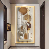 Peinture décorative de luxe en porcelaine de cristal, motif cerf porte-bonheur, pour la décoration du salon, vente en gros d'usine