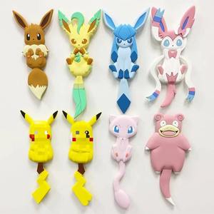 9 modèles de crochets adhésifs pour jeux vidéo Pothook sans poinçonnage Anime Design Evoli Key Hooks Promotion Animal Cartoon Wall Hooks - Product Image 1