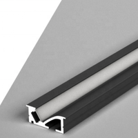 Profilé en aluminium LED moderne de haute qualité série 6000 pour armoire et placard, design anti-éblouissement encastré, pliage et découpe pour mobilier