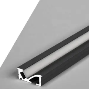现代橱柜壁橱嵌入式Led型材防眩光设计高品质型材led铝制家具壁橱