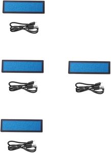 Targhetta LED Programmabile USB Ricaricabile per Personale di Ristoranti, Display a Scorrimento Dinamico con Attacco Magnetico Personalizzabile - Product Image 3