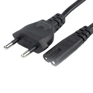 high quality and competitive price Power Cord 2 pin plug power cord plug