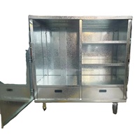 Armoire à selles en acier DSB pour sports équestres, rangement pour équipement de chevaux, verrouillable avec roues et pieds, revêtement poudré gris