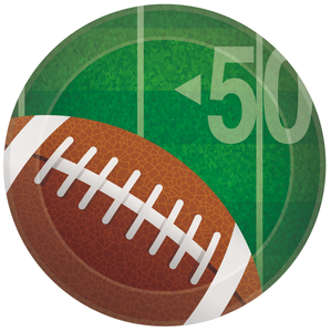 Huancai Fournitures de fête sur le thème du football américain, assiettes en papier, gobelets, serviettes, vaisselle jetable pour la décoration de fête d'anniversaire sportive - Product Image 4