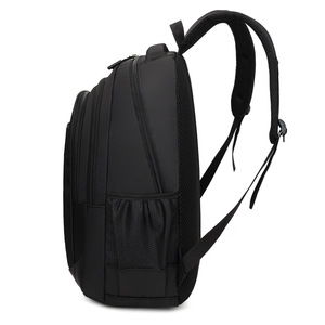 Men's <b>Backpack</b> For Business Travel Laptops <b>Waterproof</b> 20-35L Capacity Solid Color With Letter Design - Product Image 3