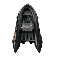 Bateau pneumatique rigide en aluminium de 12 pieds RHIB 360 Hypalon/PVC avec console simple pour la pêche