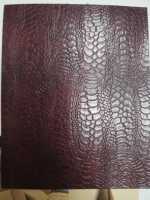 Cuir synthétique PU de haute qualité, mat, motif python, pour bagages, rembourrage, chaussures, décoration